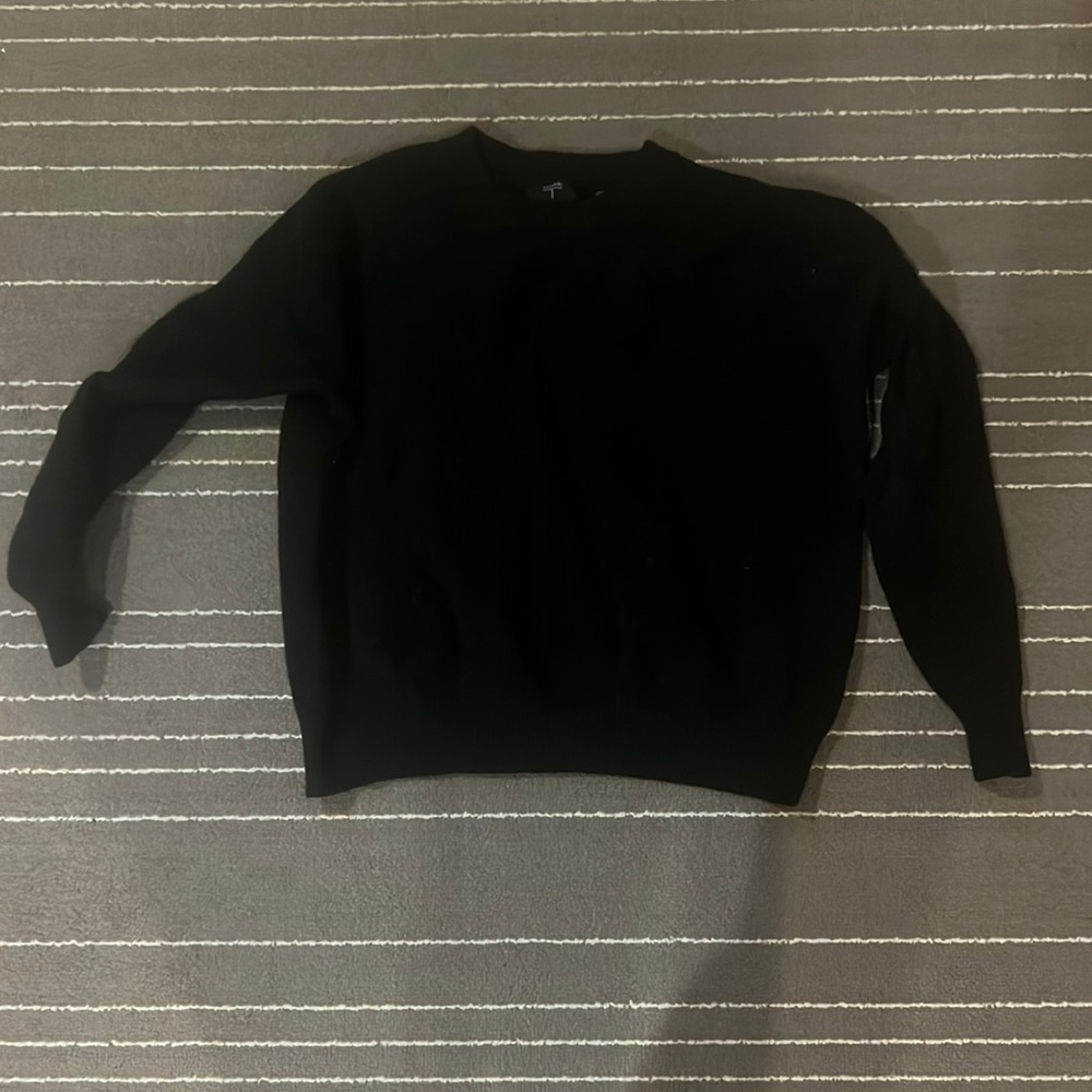 Black polka dot sweater